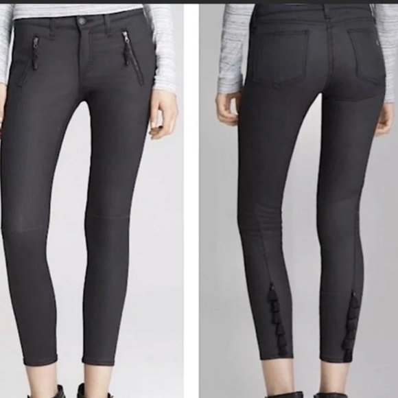 Rag & bone black tassel jeans 25 - Picture 2 of 2